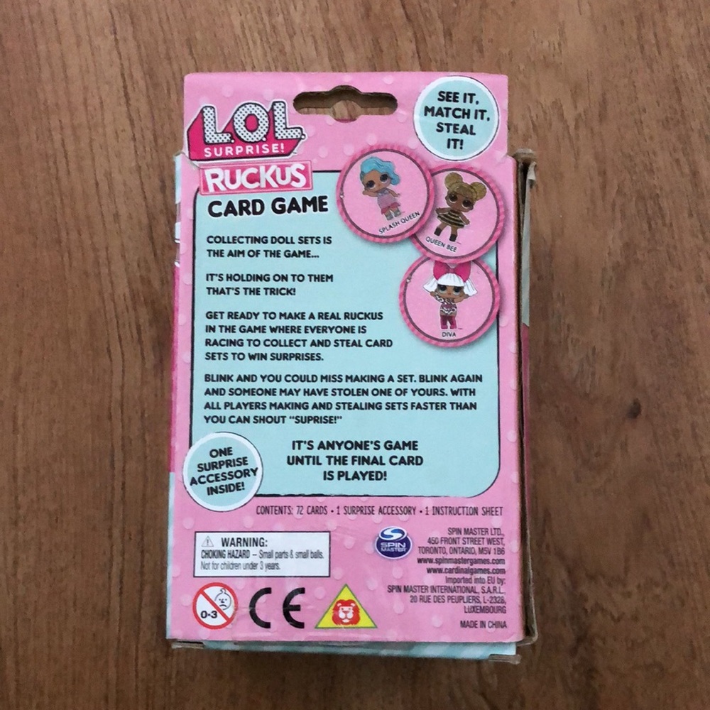 LOL Surprise Ruckus Card Game - Picture 2 of 4
